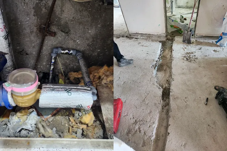 구의현대6차 아파트 수도관신설