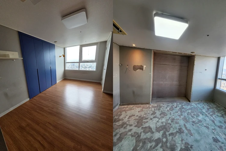 더샵스타시티 철거전후