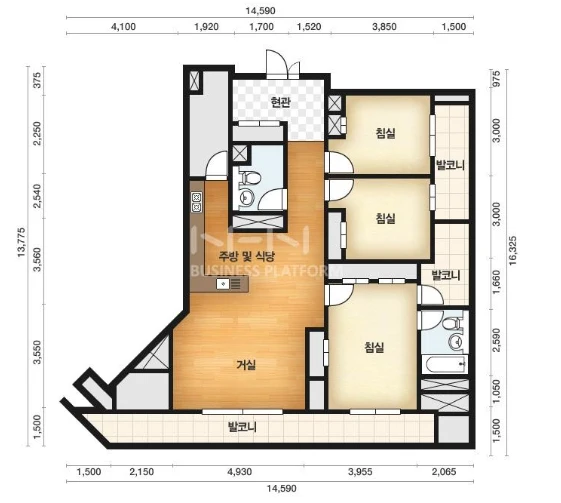 더샵스타시티철거 평면도