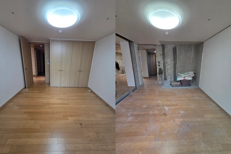 청구이편한세상 현관방 철거