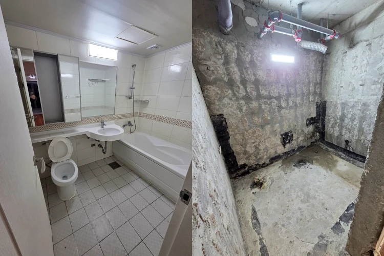 당산푸르지오 거실화장실