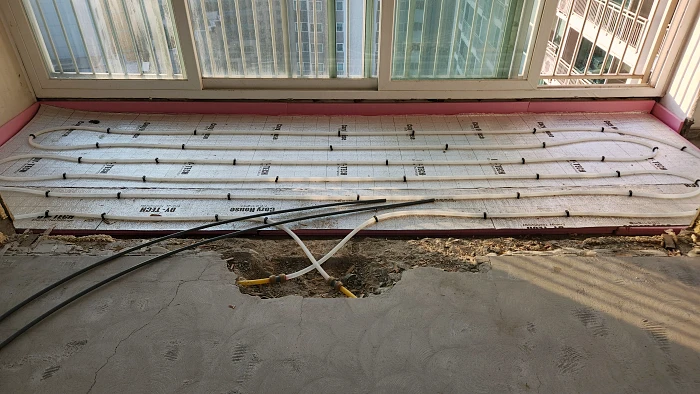 베란다 확장보일러