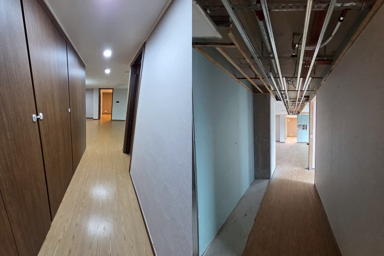 다산아이파크 복도철거