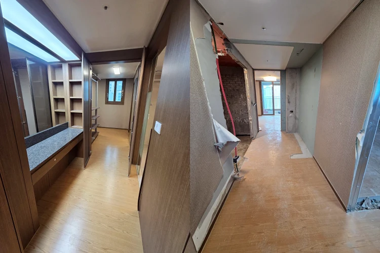 다산아이파크 안방수납장